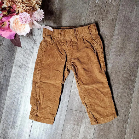 Carter's Size 12m Tan Corduroy Boys Pants NWOT - Picture 1 of 6